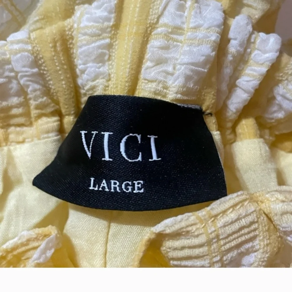 Vici Yellow Two Piece Skirt Set - Picture 5 of 16